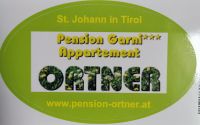 Pension Ortner - Aufkleber für Auto € 5,50